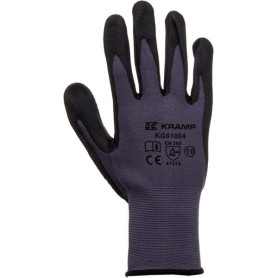 Gants de travail en mousse de nitrile avec revêtement PVC | 1.004 - Ref: KG0100411