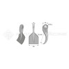 Marteau de broyeur pour Adaptables - Largeur fixation: 16 - Longueur : 100 - Rayon : 185 - Ref: SYM55
