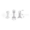 Marteau de broyeur pour Ferri - Largeur fixation: 24 - Longueur : 64 - Rayon : 113 - Ref: SYM70