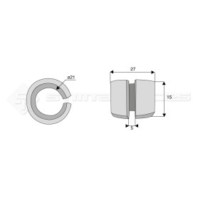 Bague / Entretoise / Rondelle SYM44E