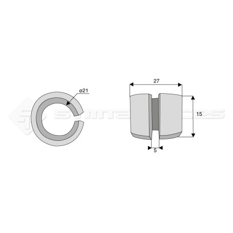 Bague / Entretoise / Rondelle SYM44E