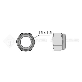 Ecrou autobloquant  - Cmv, MacConnel, Rousseau - Ref: SY98516150