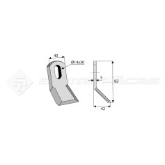 Couteau Y  - Agria, Agrimaster, Maschio - Ref: SYL6301SM