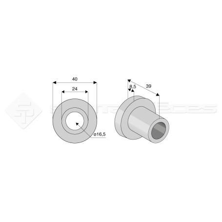 Bague / Entretoise / Rondelle  - Cmv