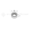 Bague / Entretoise / Rondelle  - Roll - Long. : 11.5mm - Diam du trou : 16mm - Ref: SYL6392ROE