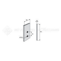 Couteau Dondi - 90x50x10