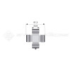 Croisillon circlips extérieurs - Diam. Croisillon : 23.8mm - Long. Entre circlips : 61.3mm - Ref: CRO084086