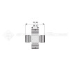 Croisillon circlips extérieurs - Diam. Croisillon : 28.5mm - Long. Entre circlips : 70.6mm - Ref: CRO119690