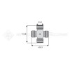 Croisillon circlips extérieurs - COMER - Longueur: 106.3mm - Diam. Croisillon : 34.9mm - Ref: CZ180018158
