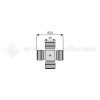 Croisillon circlips extérieurs - BONDIOLI ET PAVESI - Longueur: 93.5mm - Diam. Croisillon : 35mm - Ref: TR4120L0011
