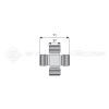 Croisillon circlips extérieurs - FENDT, CASE IH, FORD, JD, CLASS, MF, CARRARO, etc - Ref: CRO037515