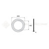 Garniture - Alésage : 140mm - Hauteur : 4mm - Diam. Ext : 200mm - Réf: DA17713 - Ref: SY3E3599037