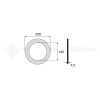 Garniture - Alésage : 150mm - Hauteur : 4.5mm - Diam. Ext : 228mm - Réf: DA17714 - Ref: TR247000066
