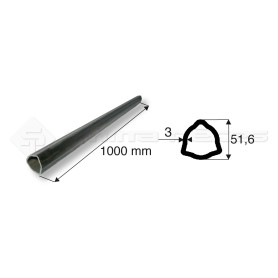 Tube de cardan Barre 1M Tube Vert Clair T51.6 - Ref: SY334051000