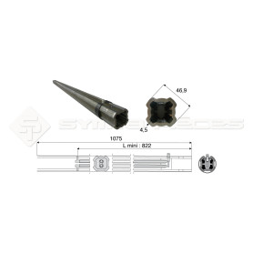 Tube de cardan Tube Int Sft S6 G. S. 1075Mm - Ref: TR528S6N121