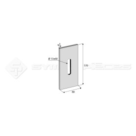 Racloir - Dim. L : 170mm  - Ref: SYL448503