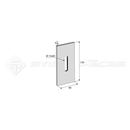 Racloir - Dim. L : 170mm - pour RABEWERK