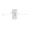 Racloir - Dim. L : 170mm  - Ref: SYL448503