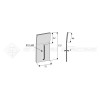 Racloir - Dim. L : 137mm  - Ref: SYL237031
