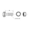 Boulon complet - Diam. : 16 - Pas : 150 - L : 40mm - Vendu par x25 - Ref: SY338516040