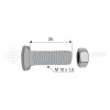 Boulon tête fraisée 2 ergots - Diam. : 10 - Pas : 150 - L : 30mm - Vendu par x25 - Ref: SY168010030