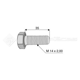 Vis - Diam. : 14 - Pas : 200 - L : 35mm - Ref: SY93314035