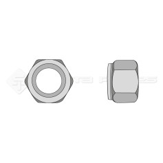 Ecrou autobloquant - Diam. : 12 - Pas : 150 - L : mm 00