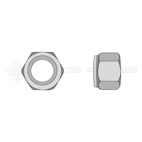 Ecrou autobloquant - Diam. : 22 - Pas : 250 - L : mm - Vendu par x25