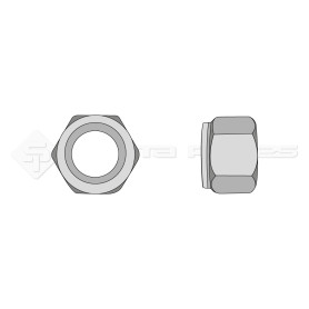 Ecrou autobloquant - Diam. : 24 - Pas : 300 - L : mm 0