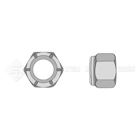 Ecrou autobloquant - Diam. : 5/8 - Pas : UNF - L : mm - Vendu par x25 - Ref: SY9855/8NF