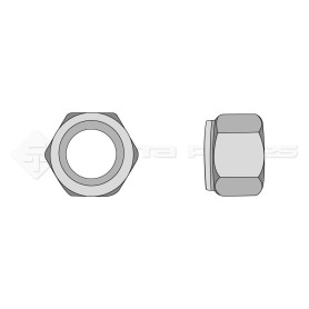 Ecrou autobloquant - Diam. : 6 - Pas : 100 - L : mm 00