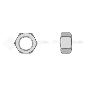 Ecrou hexagonal - Diam. : 12 - Pas : 150 - L : 10mm 00