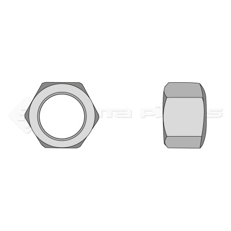 Ecrou hexagonal - Diam. : 12 - Pas : 175 - L : 10mm 00