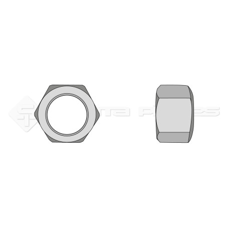 Ecrou hexagonal - Diam. : 16 - Pas : 200 - L : 13mm - Vendu par x50