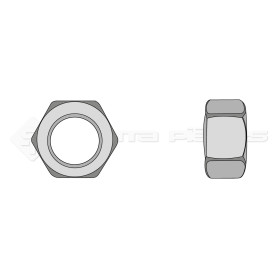 Ecrou hexagonal - Diam. : 18 - Pas : 150 - L : 15mm - Vendu par x50