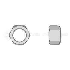 Ecrou hexagonal - Diam. : 24 - Pas : 300 - L : 19mm - Vendu par x25 - Ref: SY93424300