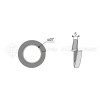 Rondelle grower - Diam. : 27 - Pas :  - L : 5mm - Vendu par x25 - Ref: SY12727