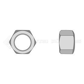 Ecrou hexagonal - Diam. : 8 - Pas : 125 - L : 6mm 00 - Ref: SY93408125