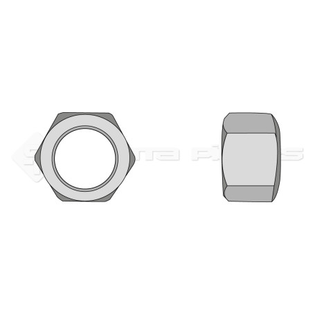 Ecrou hexagonal - Diam. : 8 - Pas : 125 - L : 6mm 00