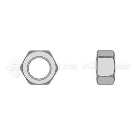 Ecrou hexagonal - Diam. : 10 - Pas : 125 - L : 8mm 00