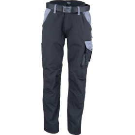 Pantalon De Travail Noir/Gris