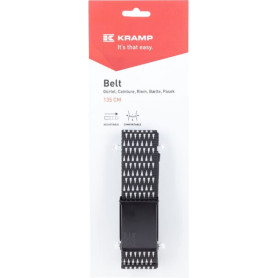 Ceinture Kramp Noire/Grise 135 Cm