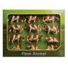 Vaches rousses/blanches(12pcs) - Ref: 571968