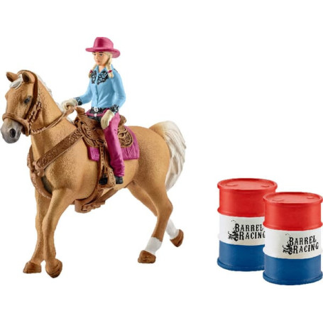 Cavalière western avec kit d'accessoire