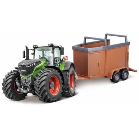 Fendt 1000 Vario avec remorque pour bétail