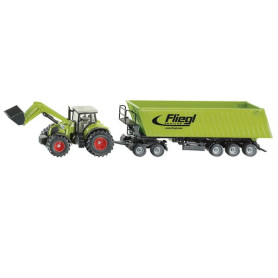 Claas Axion+remorque et attel.