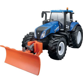 Tracteur New Holland T8.435 avec chasse-neige 2,4 GHz - Ref: MA82722