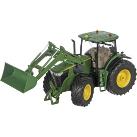 John Deere 7310R avec chargeur frontal et commande via application Bluetooth