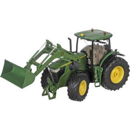 John Deere 7310R avec chargeur frontal et commande via application Bluetooth