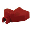 Coiffe de protection rouge batterie